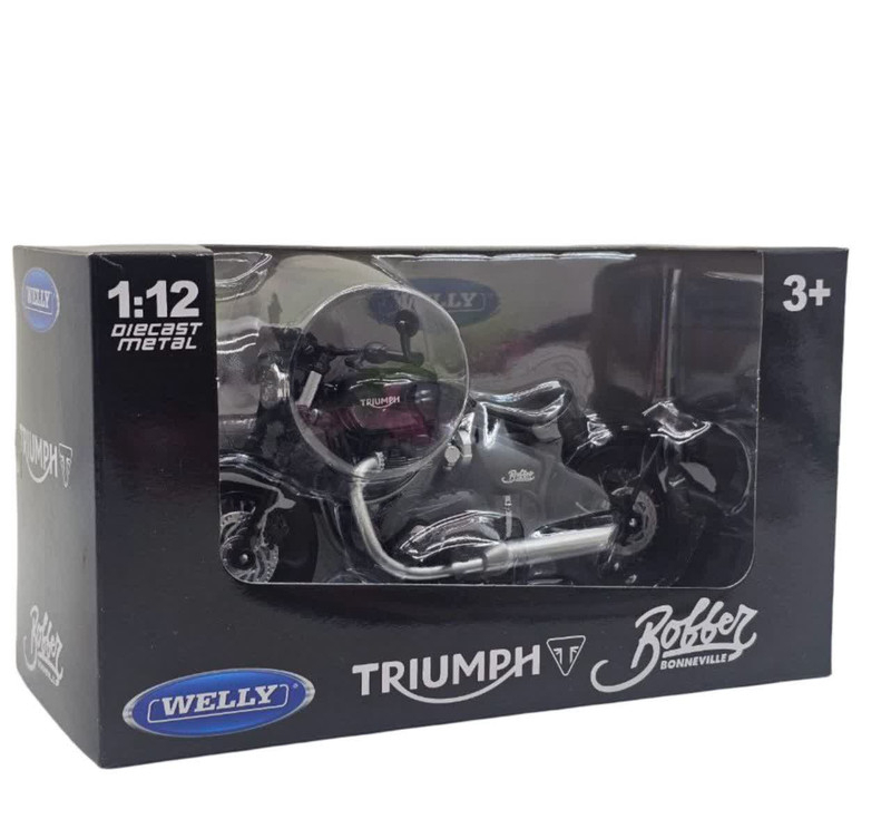 موتور بازی ناب سل مدل ولی فلزی تریومف بونویل WELLY TRIUMPH Bonneville Bobber