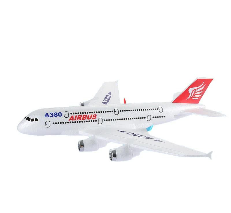 هواپیما بازی ناب سل مدل کنترلی مسافربری ایرباسAIRCRAFT AIRBUS A380 شارژی با قابلیت پرواز
