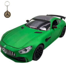 ماکت ماشین ناب سل مدل مرسدس بنز چه ژی دودزا فلزی اسپرت چراغدار موزیکال MERCDES BENZ AMG GTR NAAB001 به همراه جاسوییچی