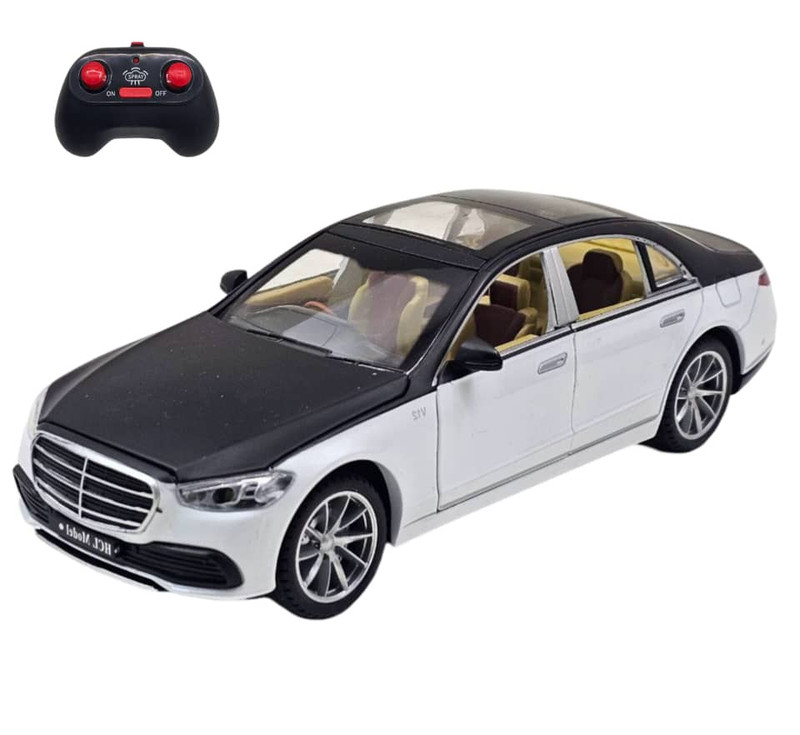 ماشین بازی کنترلی ناب سل مدل بنز میباخ دودزا شارژی فلزی چراغدار موزیکال MERCEDES BENZ MAYBACH