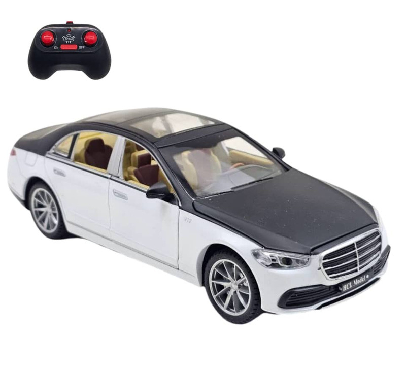 ماشین بازی کنترلی ناب سل مدل بنز میباخ دودزا شارژی فلزی چراغدار موزیکال MERCEDES BENZ MAYBACH