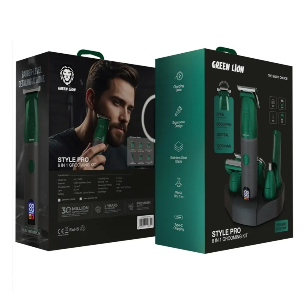 ماشین اصلاح موی سر و صورت شارژی گرین لاین مدل STYLE PRO