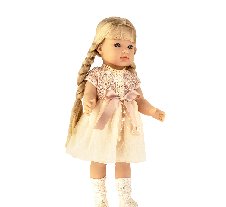 عروسک مدل baby so lovely کد 1202 سایز 43 سانتی‌ متر