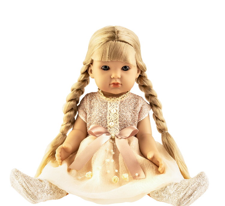 عروسک مدل baby so lovely کد 1202 سایز 43 سانتی‌ متر