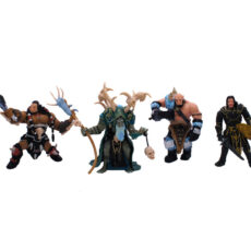 اکشن فیگور طرح Warcraft کد 001 مجموعه 4 عددی