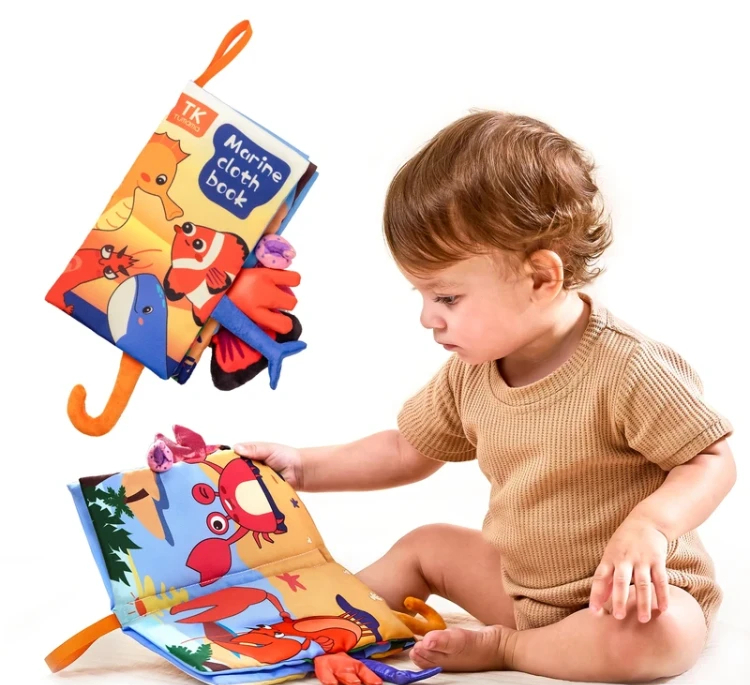 کتاب حمام کودک توماما کیدز مدل TM351-BP طرح حیوانات دریایی
