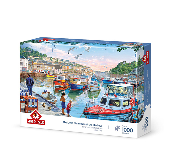 پازل 1000 تکه آرت پازل مدل Little Fishermen in the Harbor کد 4231