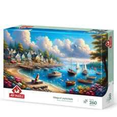 پازل 260 تکه آرت پازل مدل Village of Joyful Sails کد 40268