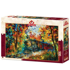 پازل 500 تکه آرت پازل مدل Autumn Train کد 5096