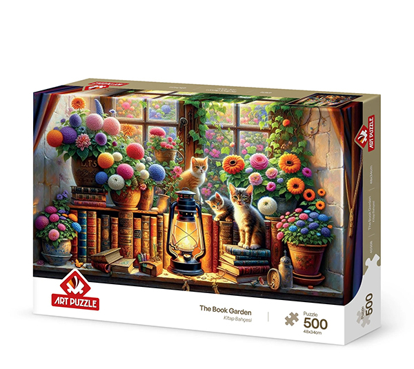 پازل 500 تکه آرت پازل مدل The Book Garden کد 40508