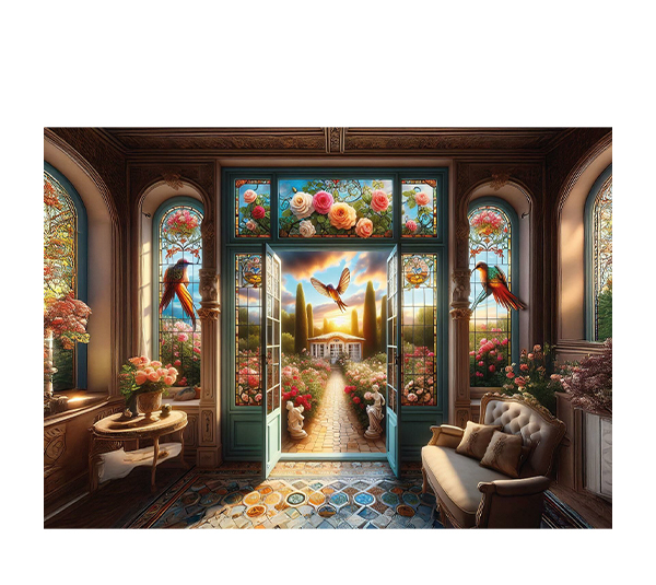 پازل 500 تکه آرت پازل مدل The Gateway to Spring کد 40503
