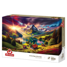 پازل 500 تکه آرت پازل مدل At the Edge of the Alps کد 40505