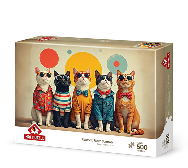 پازل 500 تکه آرت پازل مدل Ready to Retro Summer کد 40510