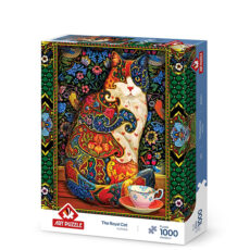 پازل 1000 تکه آرت پازل مدل The Royal Cat کد 5216