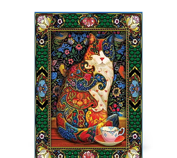 پازل 1000 تکه آرت پازل مدل The Royal Cat کد 5216