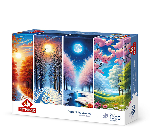 پازل 1000 تکه آرت پازل مدل Gates of the Seasons کد 41017