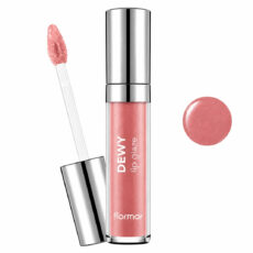 لیپ گلاس براق فلورمار مدل Dewy Glaze شماره 22 رنگ صورتی رز