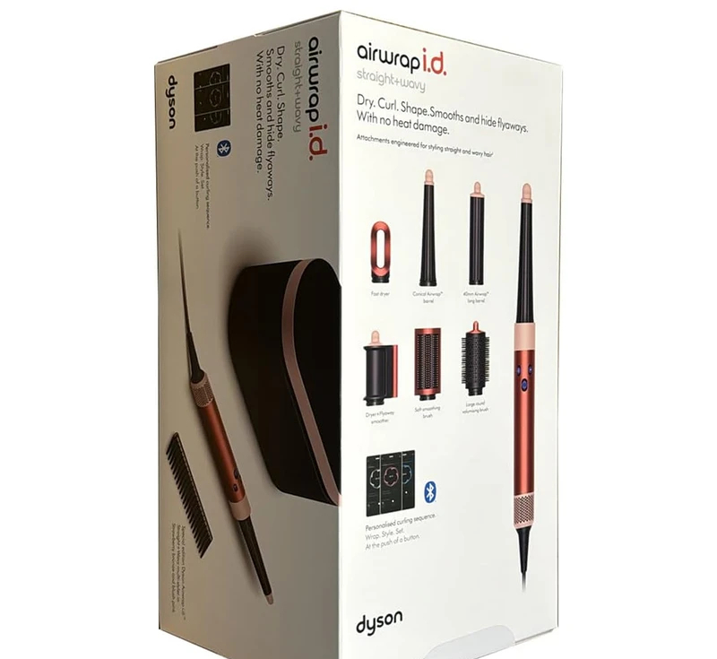 سشوار برس دار حالت دهنده دایسون مدل Airwrap id HS08 Straight+Wavy CPATO