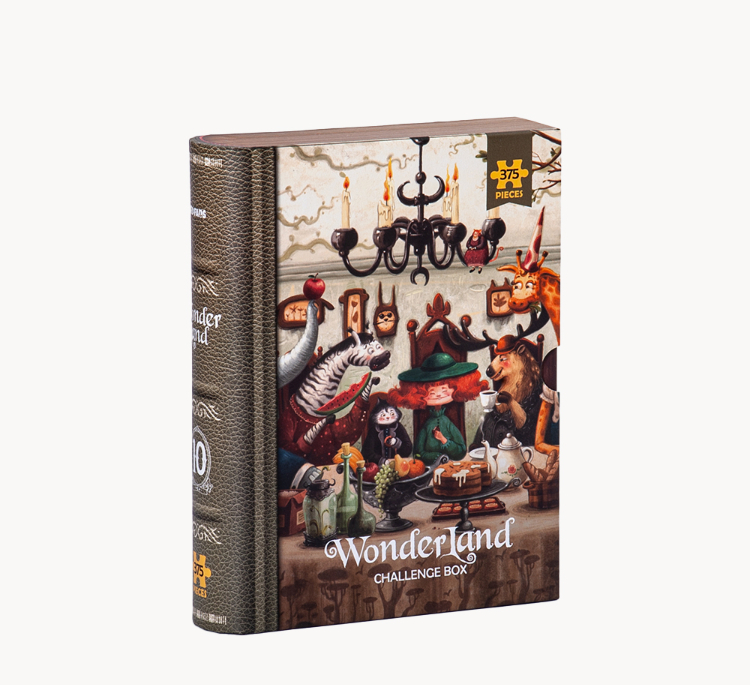 پازل 375 تکه کید فنز مدل wonderland 10 کد 2421