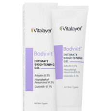 ژل روشن کننده پوست ویتالیر مدل BodyVit حجم 150 میلی لیتر