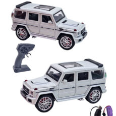 ماشین بازی کنترلی ناب سل مدل بنز جی کلاس شارژی آفرود فلزی چراغدار Mercedes-Benz G-Class Rechargeable Metal Off-Road Light