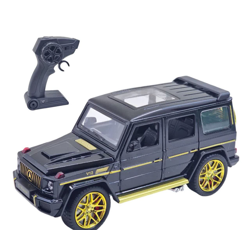 ماشین بازی کنترلی ناب سل مدل بنز جی کلاس شارژی آفرود فلزی چراغدار Mercedes-Benz G-Class Rechargeable Metal Off-Road Light