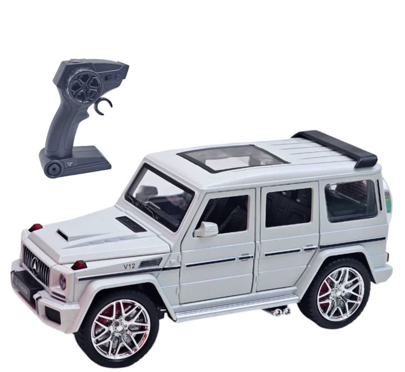 ماشین بازی کنترلی ناب سل مدل بنز جی کلاس شارژی آفرود فلزی چراغدار Mercedes-Benz G-Class Rechargeable Metal Off-Road Light