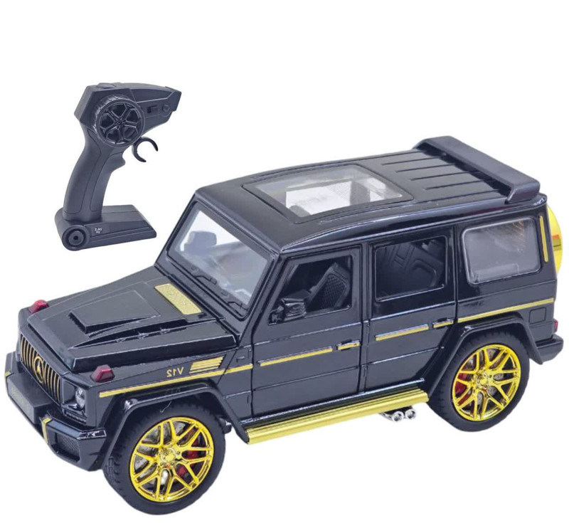ماشین بازی کنترلی ناب سل مدل بنز جی کلاس شارژی آفرود فلزی چراغدار Mercedes-Benz G-Class Rechargeable Metal Off-Road Light