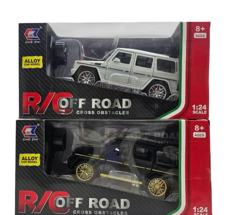 ماشین بازی کنترلی ناب سل مدل بنز جی کلاس شارژی آفرود فلزی چراغدار Mercedes-Benz G-Class Rechargeable Metal Off-Road Light
