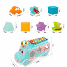 بازی آموزشی هانگر طرح اتوبوس مدل تیوای HE8019B