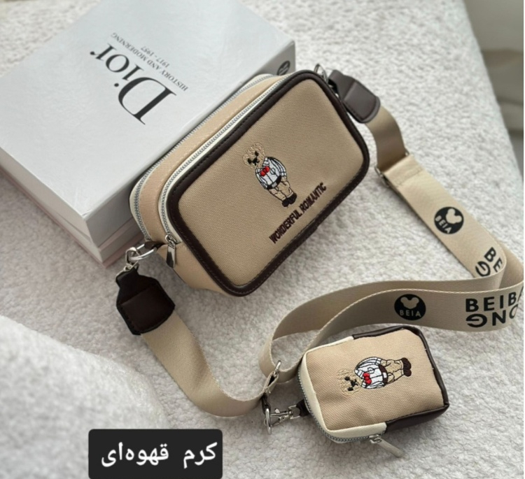 کیف رودوشی زنانه مدل تدی کد 7712
