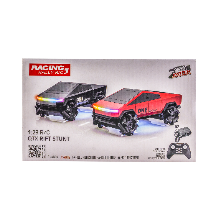 ماشین بازی کنترلی مدل تسلا کد RC QTX RIFT STUNT-2026