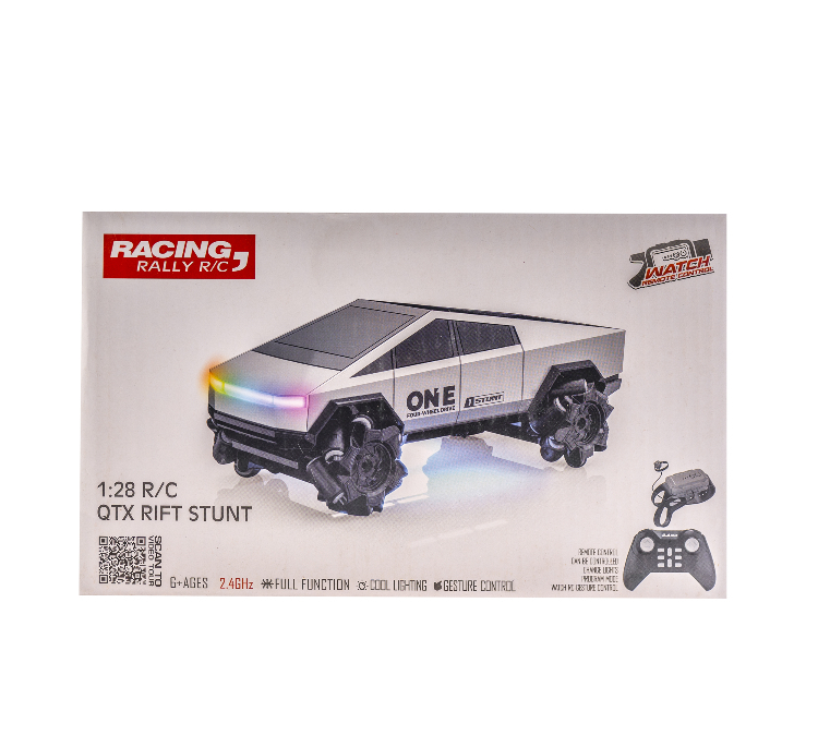 ماشین بازی کنترلی مدل تسلا کد RC QTX RIFT STUNT-2026