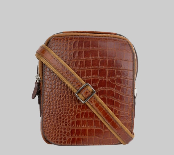 کیف رودوشی مردانه طرح کروکدیل کد 03