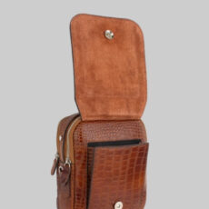 کیف رودوشی مردانه طرح کروکدیل کد 03