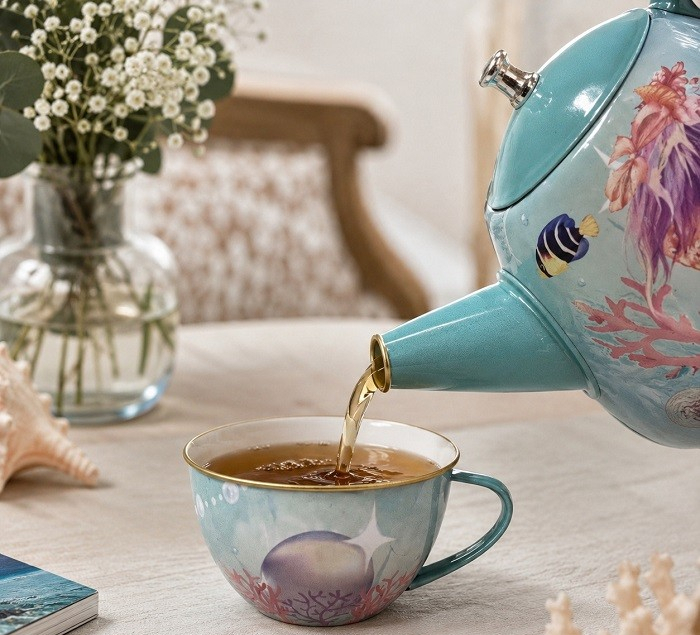 ست اسباب بازی مدل چای خوری طرح پری دریایی کد 101423