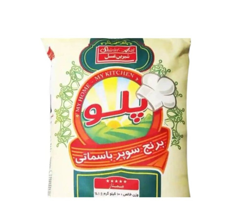 برنج سوپر باسماتی پاکستانی پلو شیرین عسل وزن 10 کیلوگرم