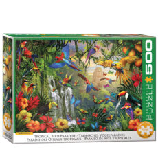 پازل 500 تکه یوروگرافیکس پازلز مدل Tropical Bird Paradise کد 6500-6006