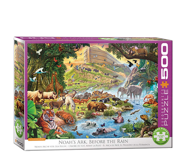 پازل 500 تکه یوروگرافیکس پازلز مدل Noah's Ark Before the Rain کد 6500-0980