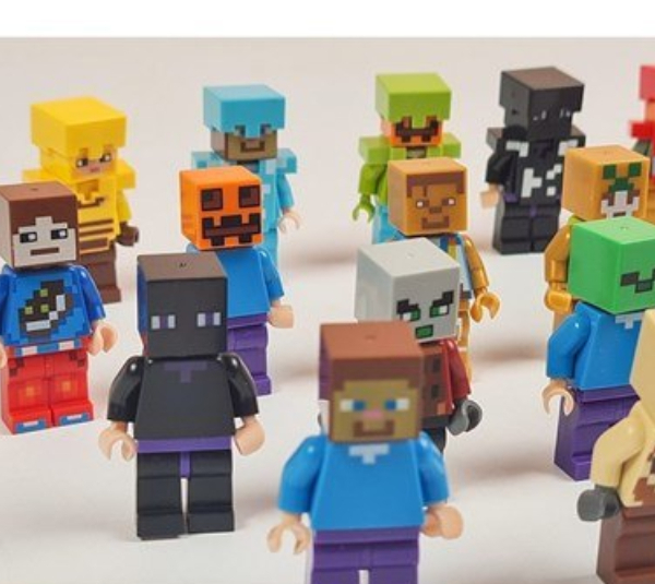 اکشن فیگور مدل MINECRAFT مجموعه 24 عددی