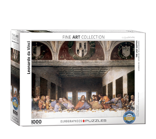 پازل 1000 تکه یوروگرافیکس پازلز مدل The Last Supper کد 6000-1320