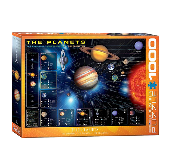 پازل 1000 تکه یوروگرافیکس پازلز مدل The Planets کد 6000-1009
