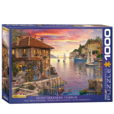 پازل 1000 تکه یوروگرافیکس پازلز مدل Mediterranean Harbour کد 6000-0962