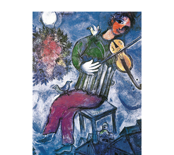 پازل 1000 تکه یوروگرافیکس پازلز مدل The Blue Violinist کد 6000-0852