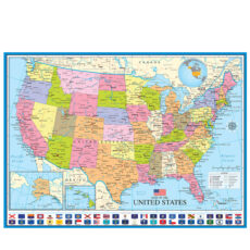 پازل 1000 تکه یوروگرافیکس پازلز مدل Map of the United States of America کد 6000-0788