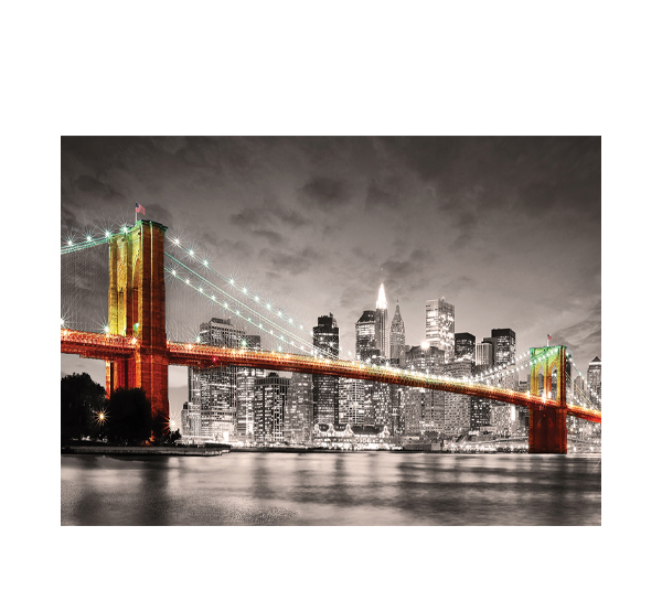 پازل 1000 تکه یوروگرافیکس پازلز مدل New York City Brooklyn Bridge کد 6000-0662