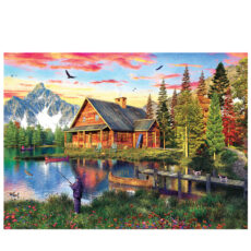 پازل 1000 تکه یوروگرافیکس پازلز مدل The Fishing Cabin کد 6000-5376