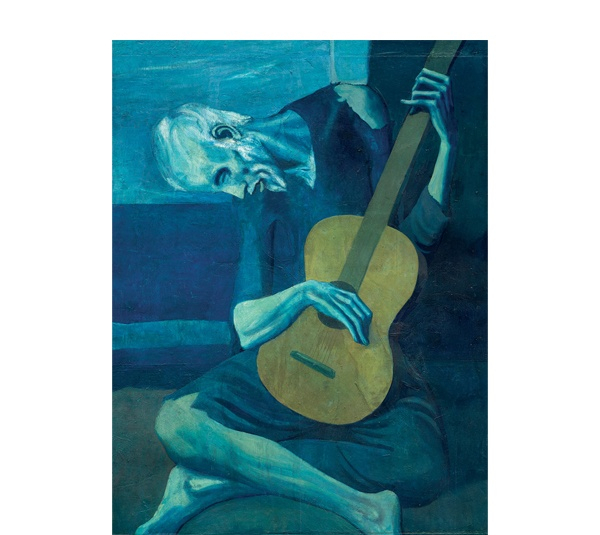 پازل 1000 تکه یوروگرافیکس پازلز مدل The Old Guitarist کد 6000-5852