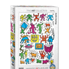 پازل 1000 تکه یوروگرافیکس پازلز مدل Keith Haring – Collage کد 6000-5513