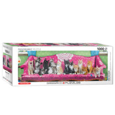 پازل 1000 تکه یوروگرافیکس پازلز مدل Kitty Cat Couch کد 6010-5629